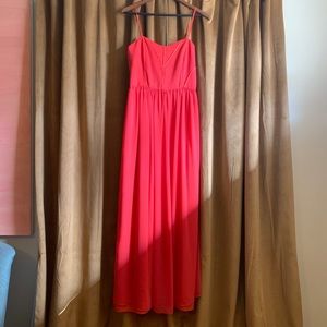 BCBG coral Maxi Dress